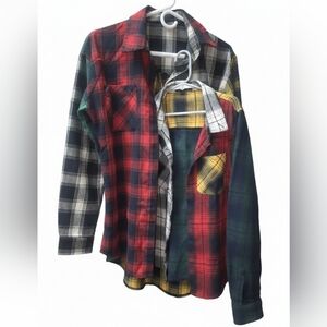 Fashion Nova Multicolor Plaid Button Down Shirt Bundle